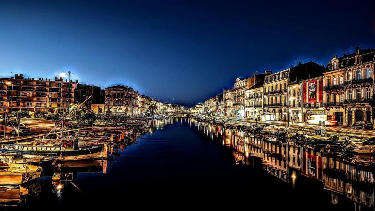 Appartement Spacieux Avec Parking Gratuit Sète Exteriér fotografie